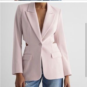 Express open back blazer